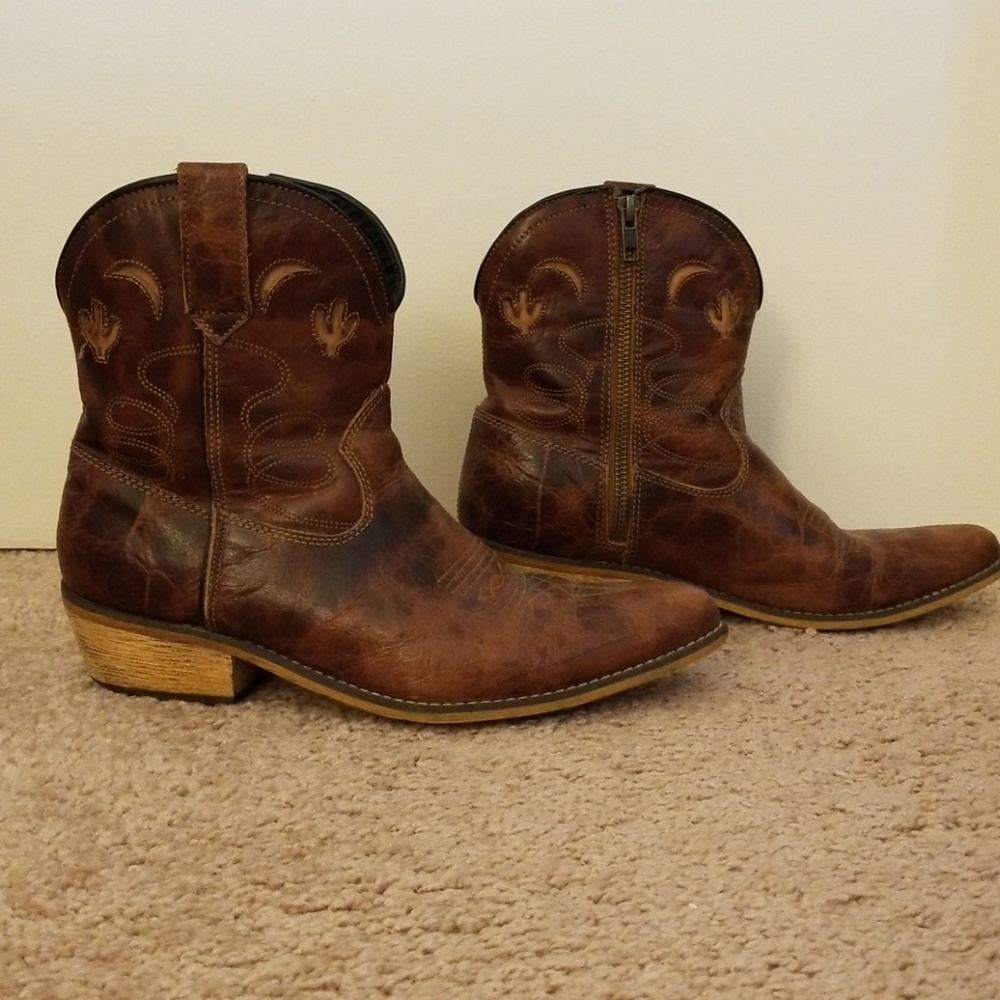 Dingo Genuine Leather Cowboy Boots